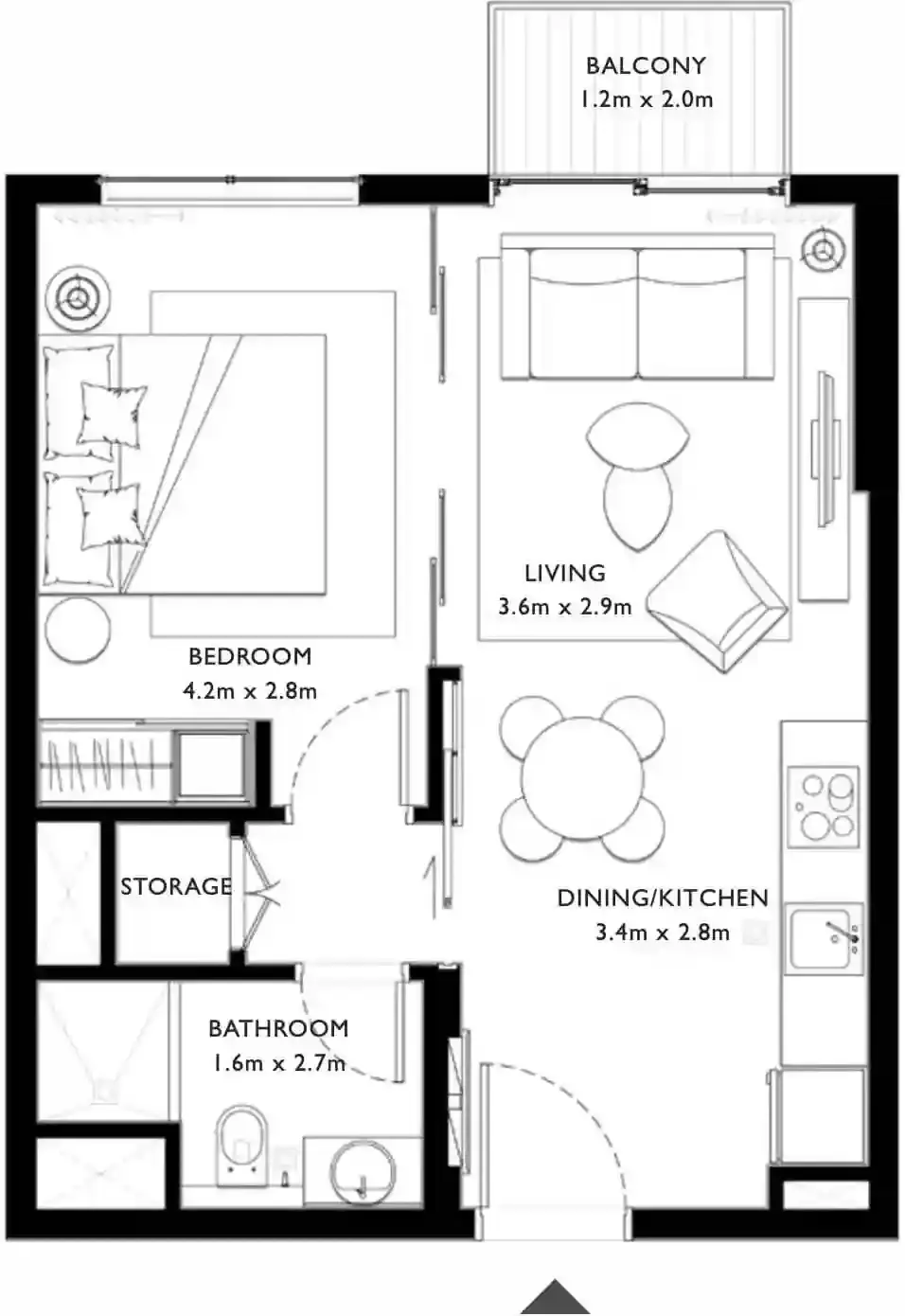 <h3>1 Bedroom Apartments: Cozy Urban Spaces</h3>