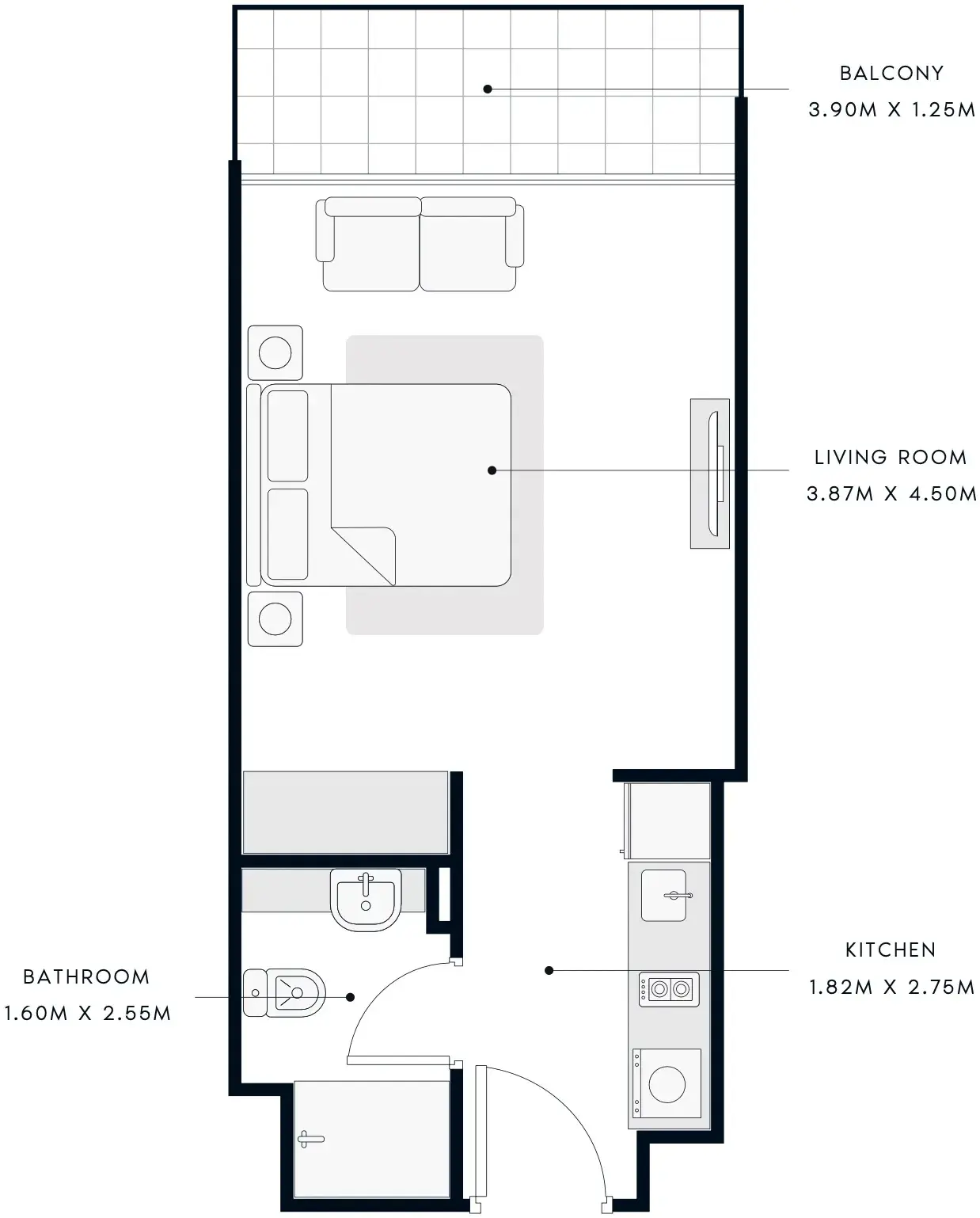 <h3>Modern Studio Units For Every Lifestyle</h3>