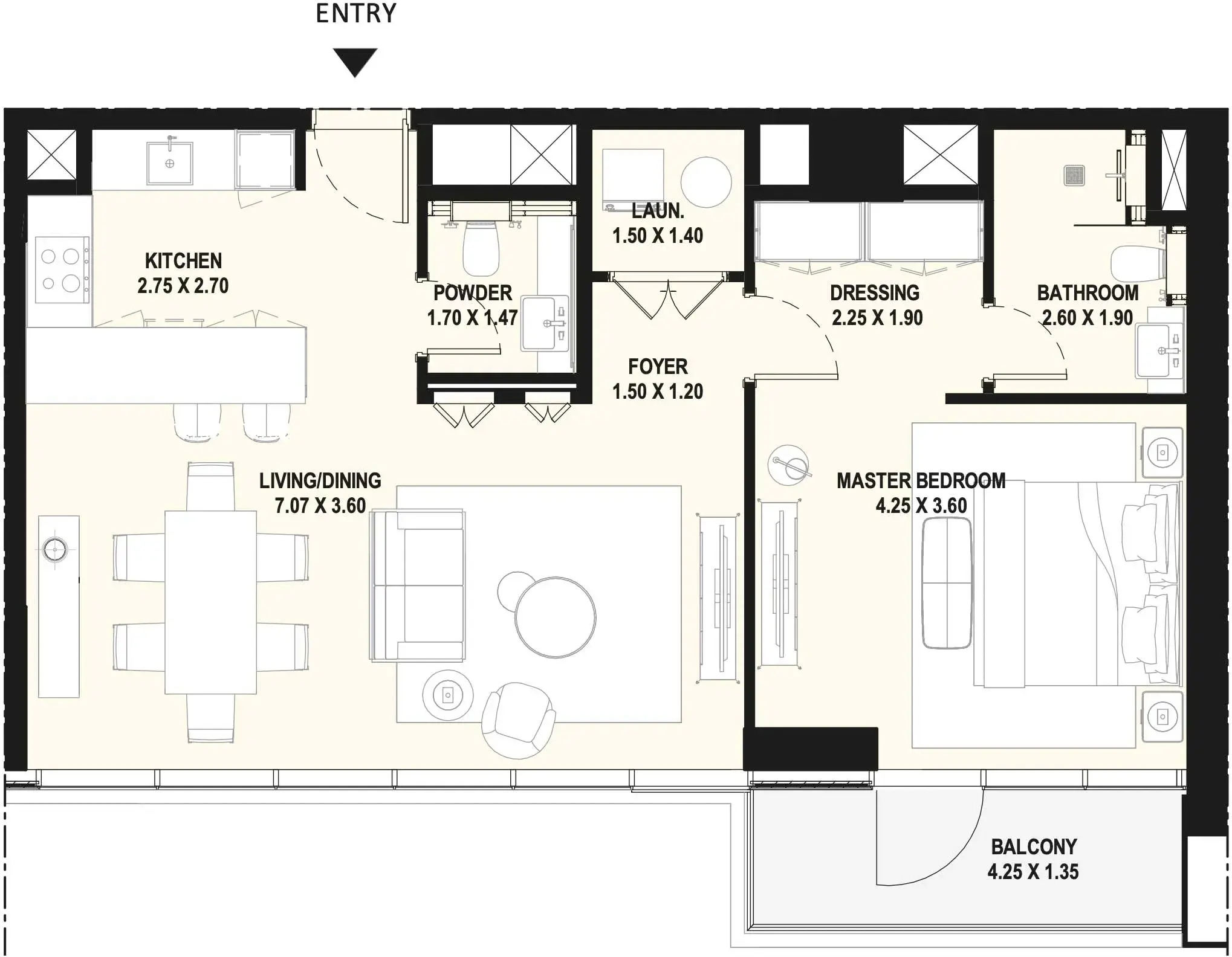 <h3>1 Bedroom Apartments Designed For Comfort</h3>