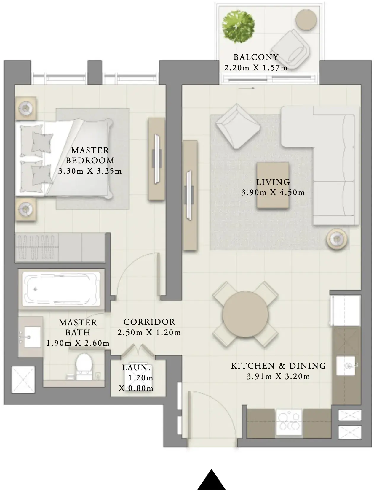 <h3>1 Bedroom: Make The Whole Space Yours</h3>