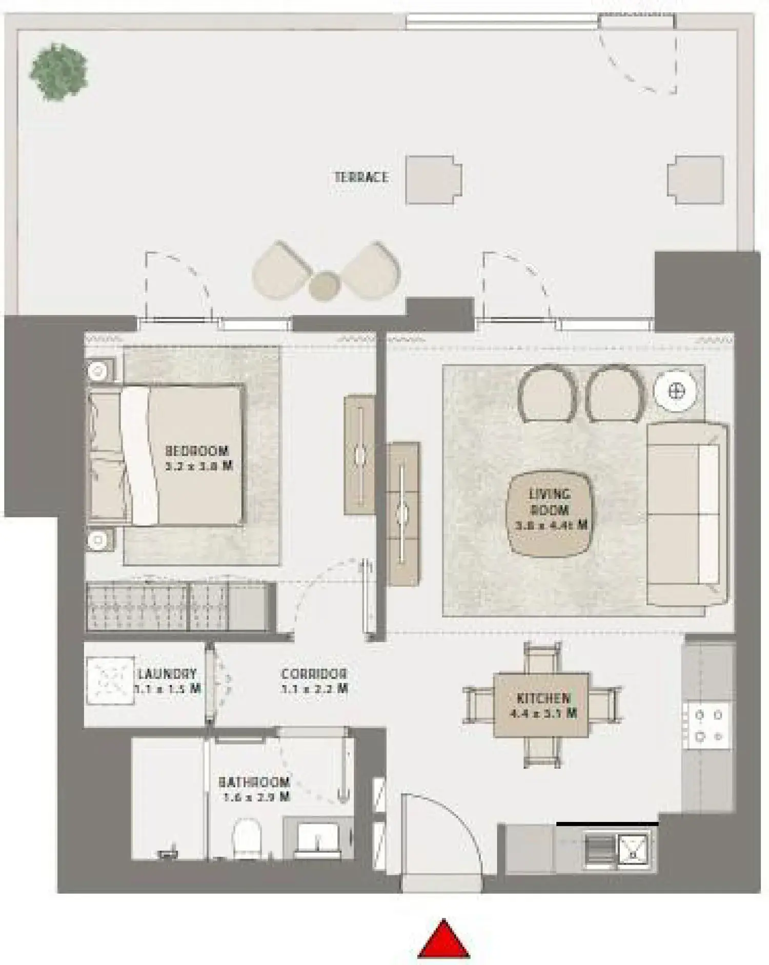 <h3>1 Bedroom: Bringing A Comfy Living Space For Single Dwellers Or A New Couple  </h3>