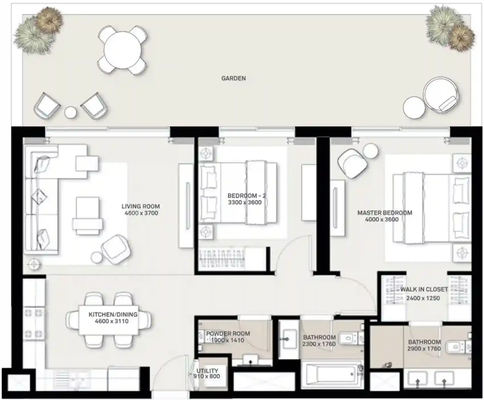 <h3>2 Bedroom Apartments: Sophisticated Haven Amidst Nature</h3>