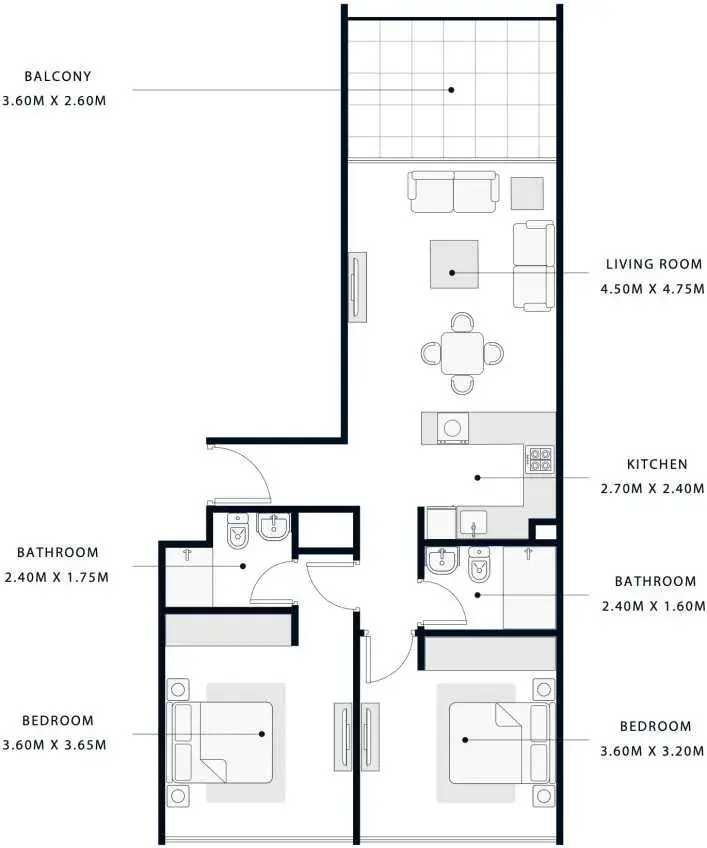 <h3>2 Bedroom Doubling Your Comfort</h3>