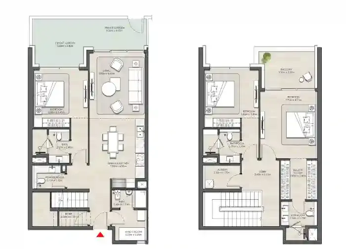 <h3>3 Bedroom Townhouses: Offering Generous Terraces </h3>