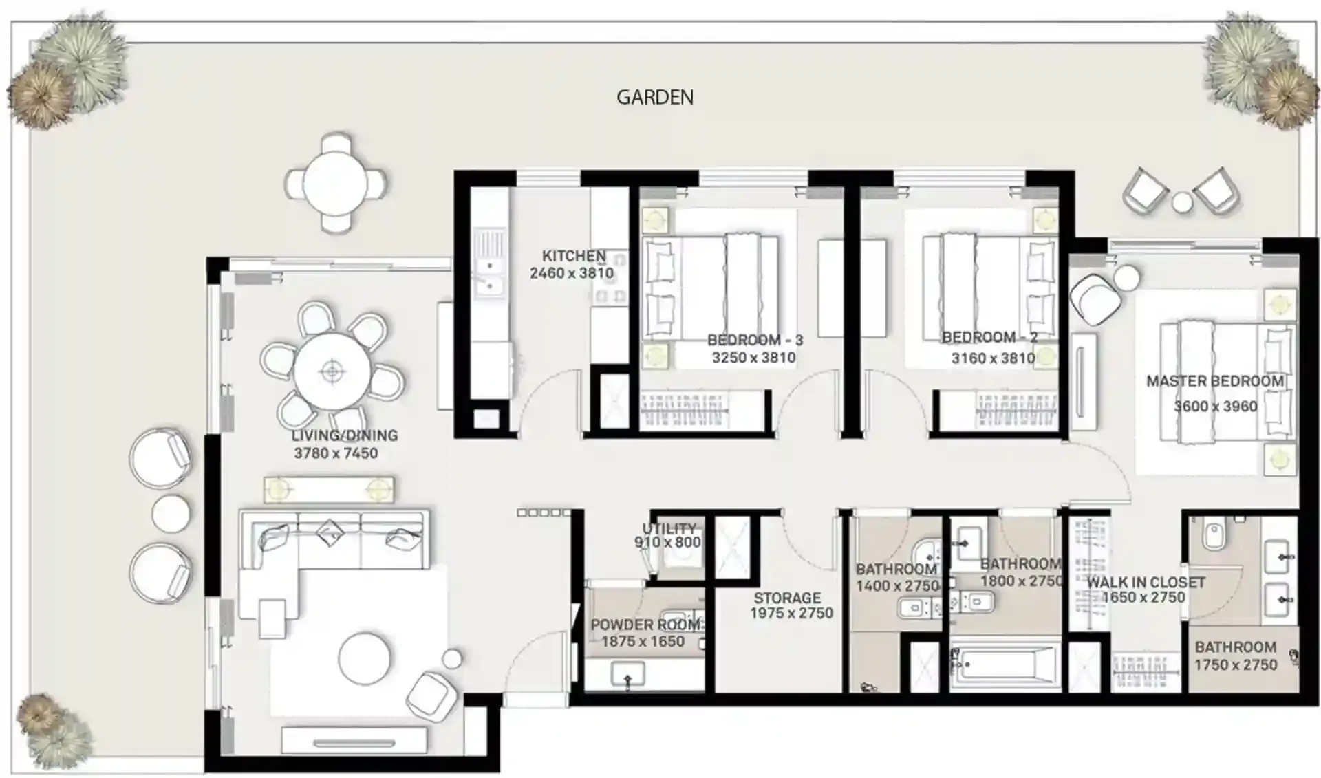 <h3>3 Bedroom Apartments: A Symphony of Luxury and Serenity</h3>