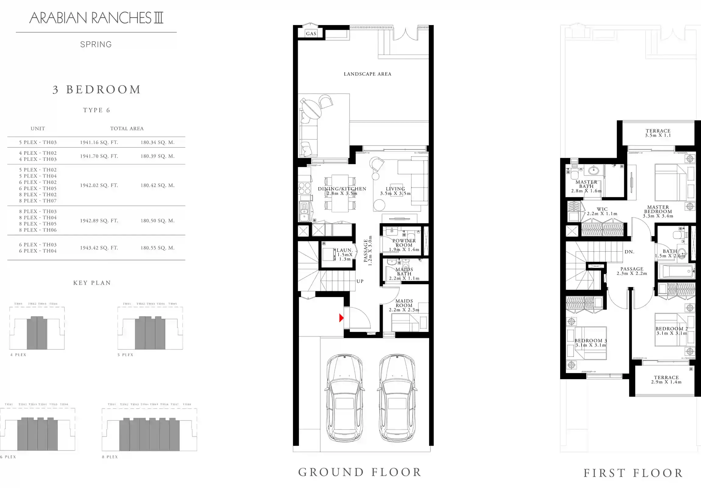 <h3>3 Bedroom Townhouses : A Sanctuary of Serenity and Space</h3>