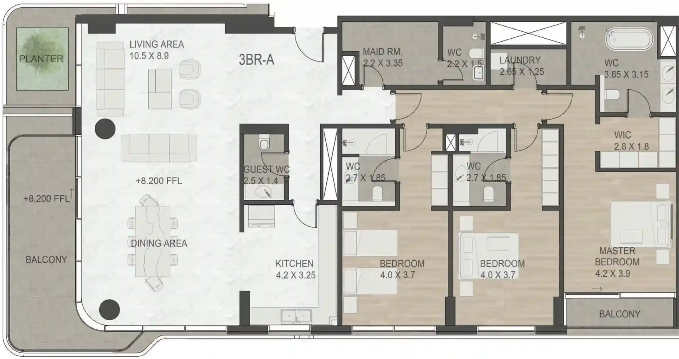 <h3>3 Bedroom Apartments : Are An Ideal Choice For Families</h3>