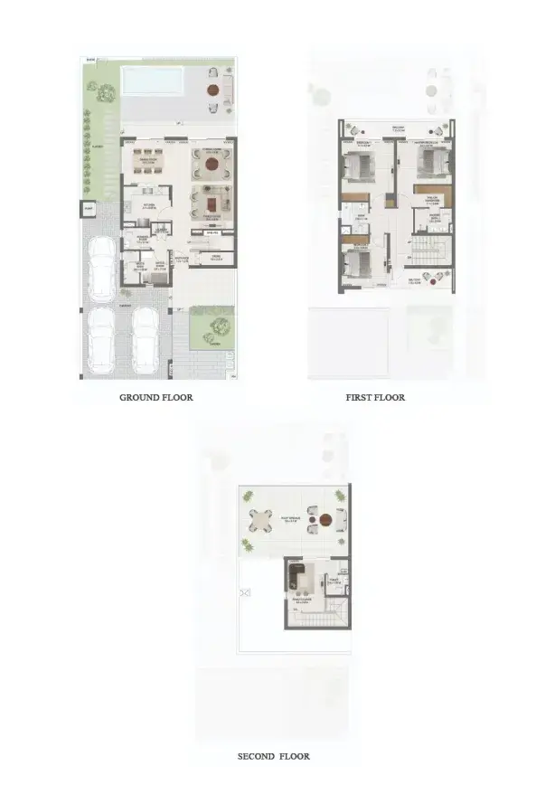 <h3>3 Bedroom Villas : <span>For Contemporary Living</span></h3>