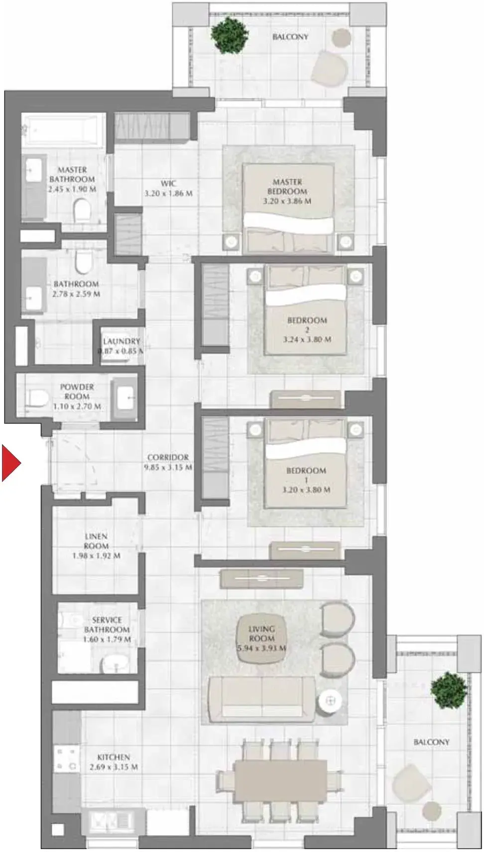 <h3>3 Bedroom: Where Each Place Has Its Own Distinctive Layout For Bigger Living Floor Plans Or Larger Families </h3>