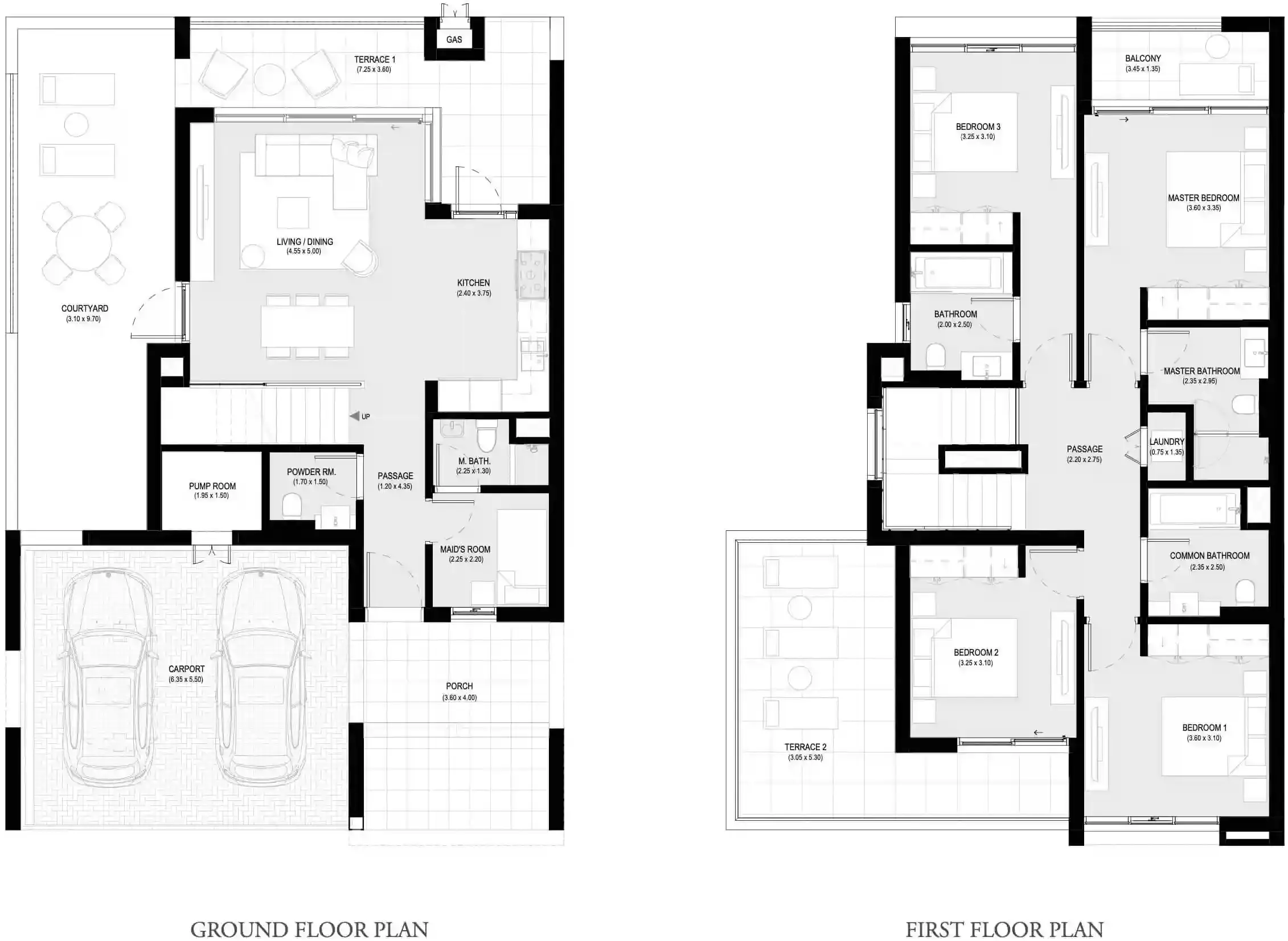 <h3>4 Bedroom Townhouses: Expansive living for modern families.</h3>