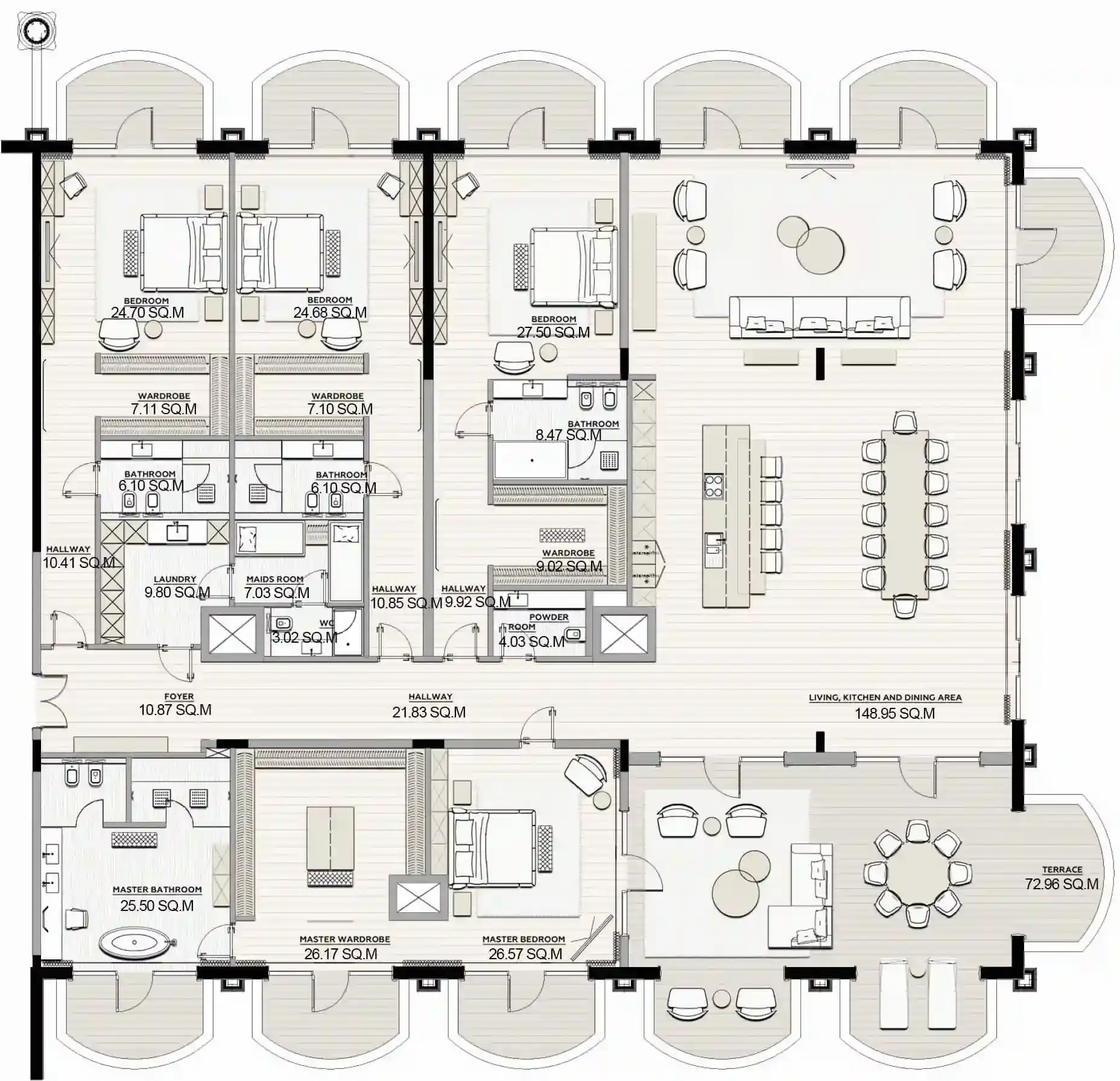 <h3>4 Bedroom Apartment : Spacious Haven For Family</h3>