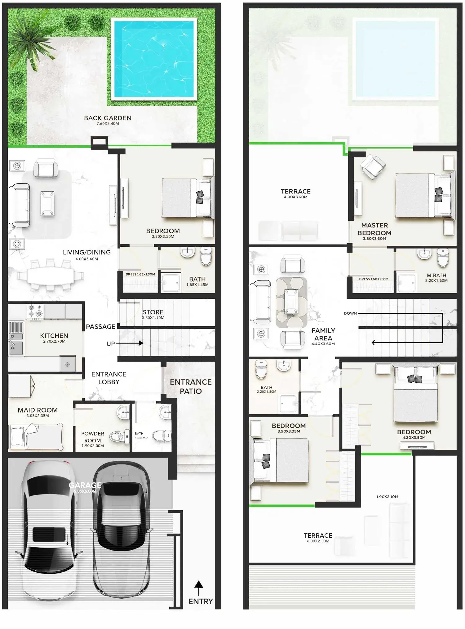 <h3>4 Bedroom Villas : <span> Creating A Close-Knit Family Environment</span></h3>