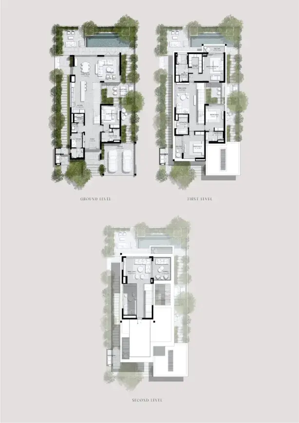 <h3>4 Bedroom Villa : </h3>