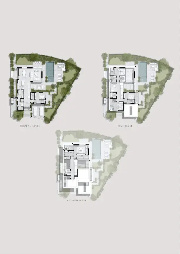 <h3>5 Bedroom Villa : </h3>