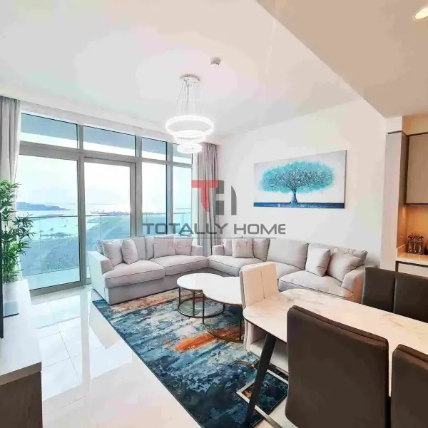Marina View 2 Bed Apartment For Rent In Emaar Beachfront, Dubai